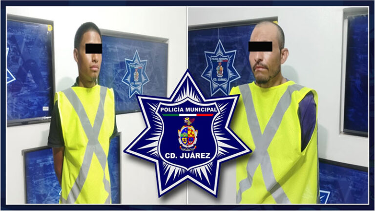 Detiene policía municipal a dos sujetos que contaban con un mandamiento judicial por delitos contra la salud