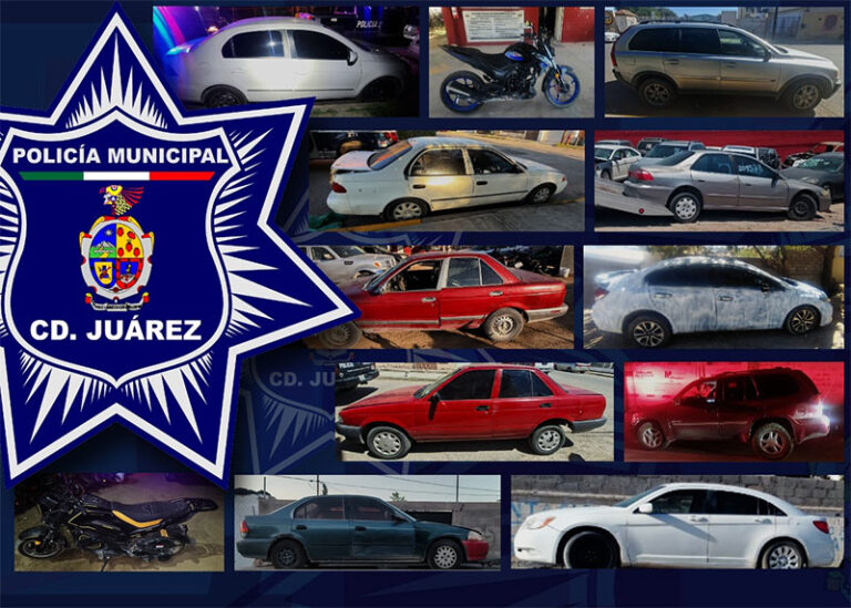      Recupera policía municipal 13 vehículos con reporte de robo gracias a operativo especial