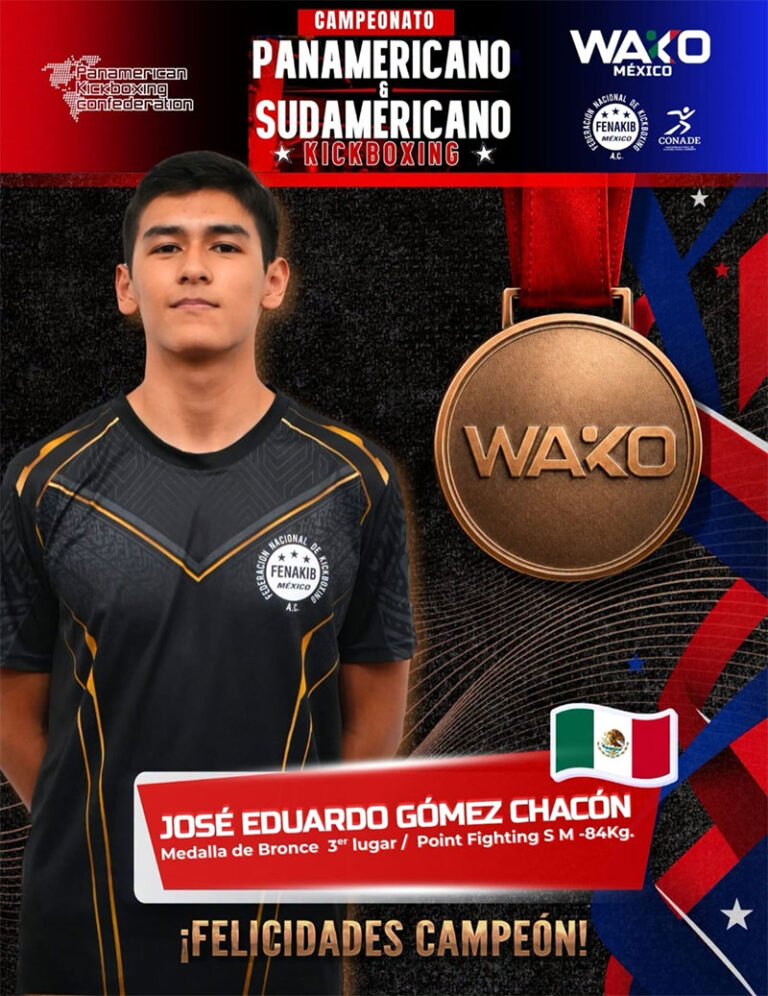 El juarense José Eduardo Gómez se queda con el bronce en Chile