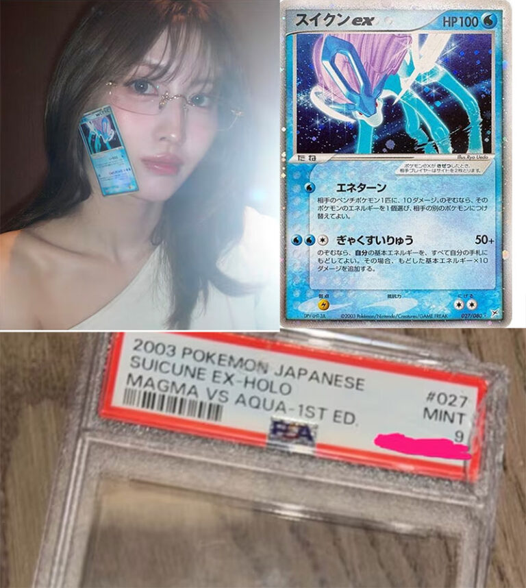 Rompe carta de Pokemon valuada en cientos de dólares y se la pega en el rostro