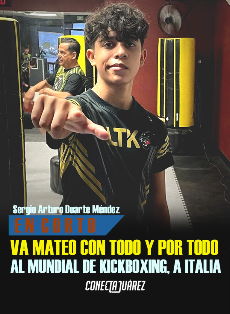 Va Mateo con todo y por todo al mundial de kickboxing, a Italia