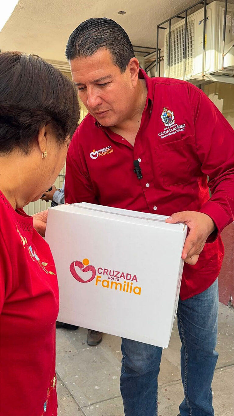 Cruzada por tu Familia acerca apoyos a las familias en distintos sectores de Juárez
