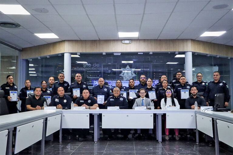 Reconoce Grupo Alto México a elementos de la SSPM