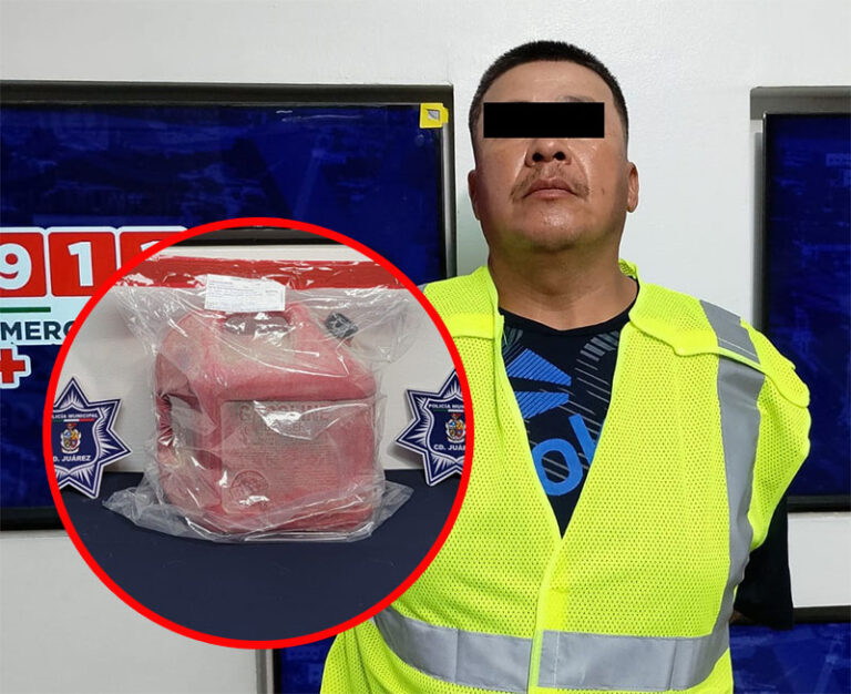 Sujeto es detenido tras intentar rociar con gasolina a su pareja sentimental