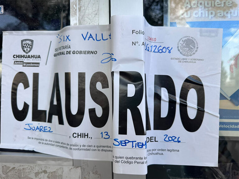 Realiza Gobernación Estatal 265 inspecciones y clausura 8 establecimientos durante la última semana