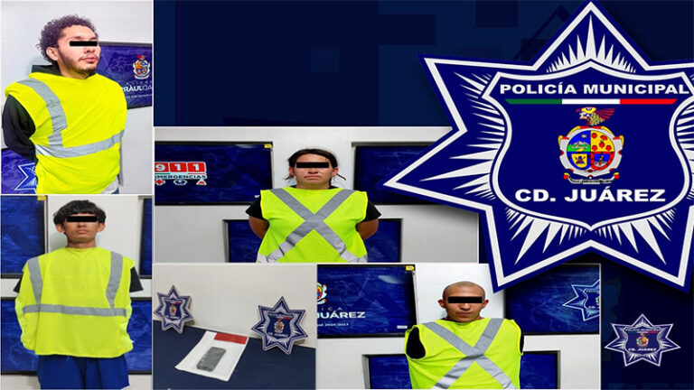 Arrestan a cuatro presuntos responsables de cometer el delito de violencia familiar