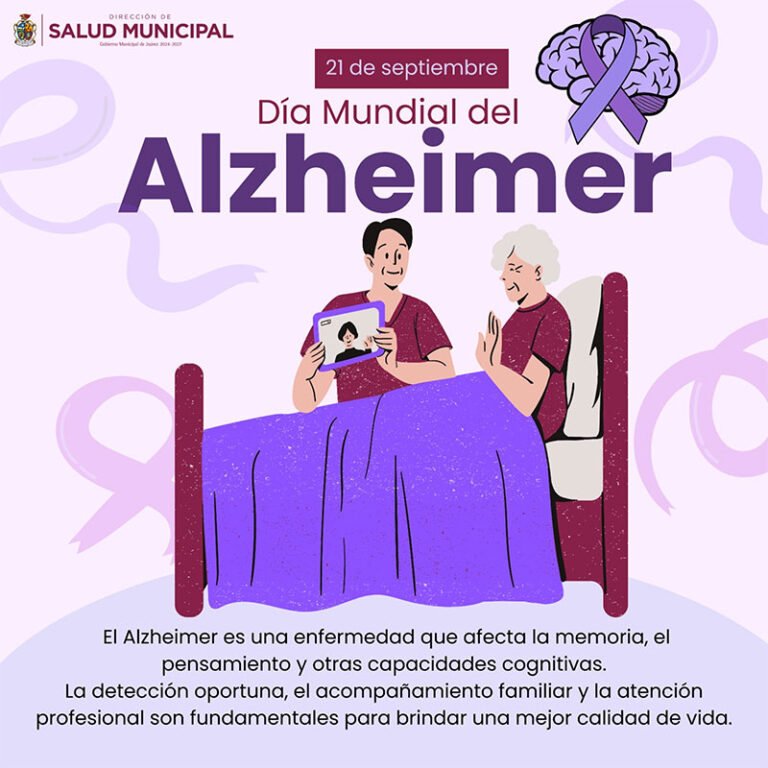 Exhorta Salud Municipal a reconocer signos de alerta del Alzheimer