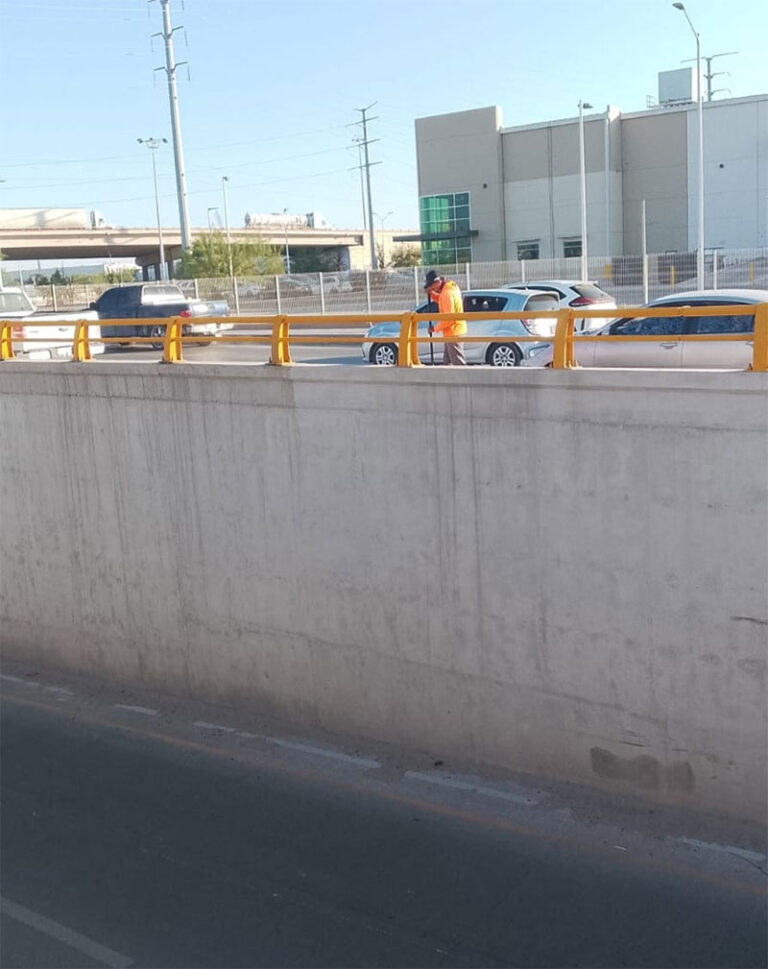 Refuerzan limpieza y mantenimiento en el bulevar Talamás Camandari