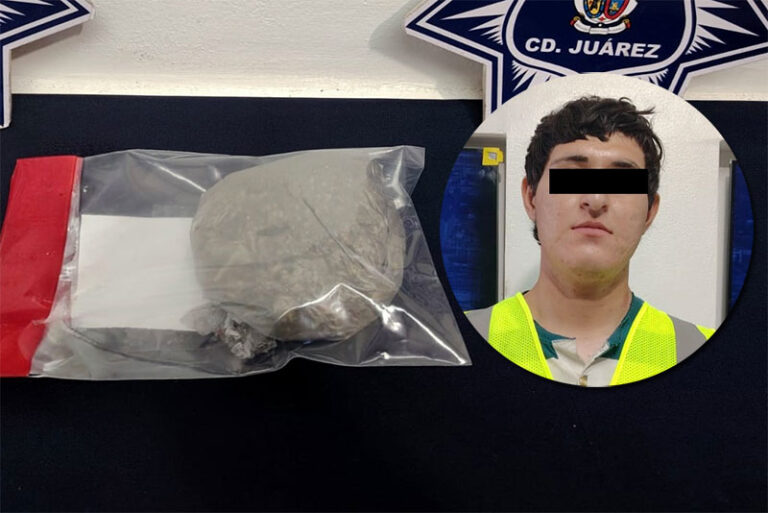 Se detiene a sujeto en posesión de marihuana; será investigado por realizar boquete en tienda de conveniencia