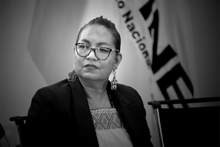 Claudia Arlett Espino renuncia al INE