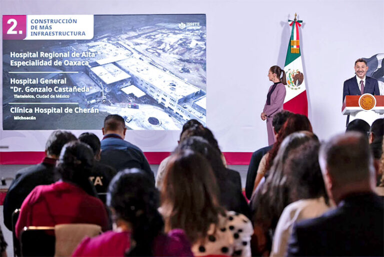 En 12 años se construirán 12 mil camas nuevas de hospital, el doble que en el periodo neoliberal; estamos revirtiendo 36 años de abandono: Presidenta Claudia Sheinbaum