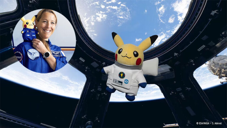 Pikachu viajó por 67 días al espacio