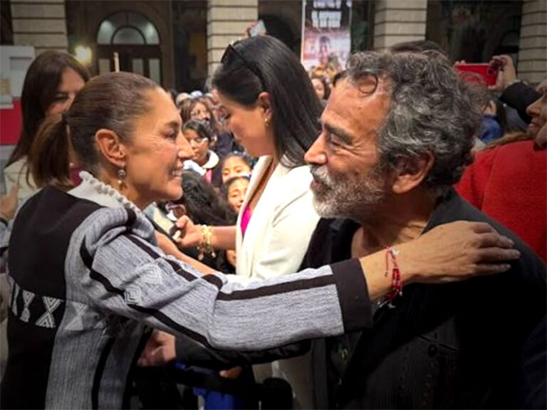 Alcázar le brinda todo su apoyo y admiración a Sheinbaum