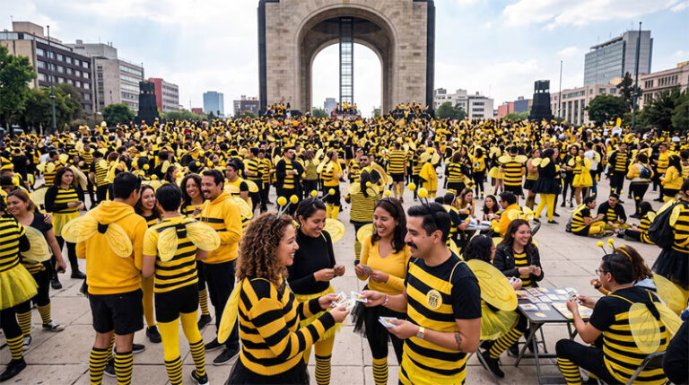 La CDMX se llena de abejas humanas