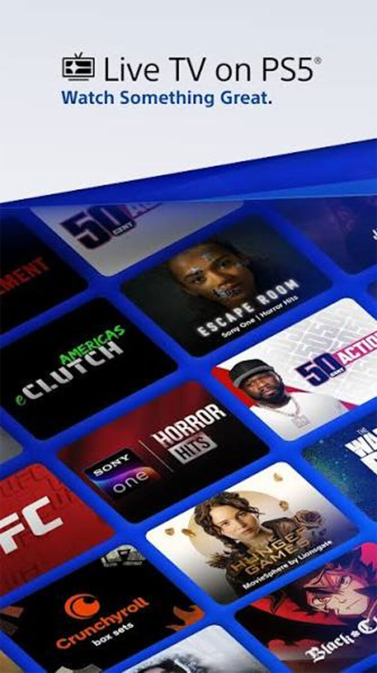 Películas, series, anime y deportes gratis en el PS5