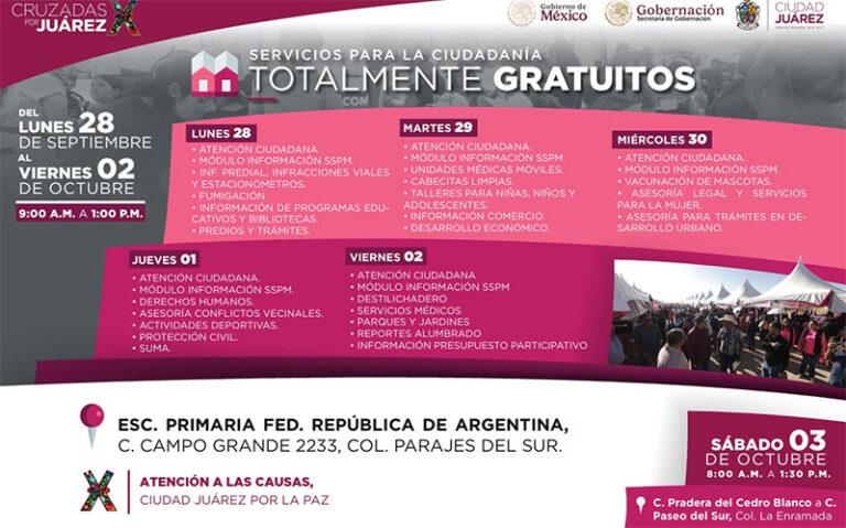 Llevan dependencias municipales sus servicios a Parajes del Sur