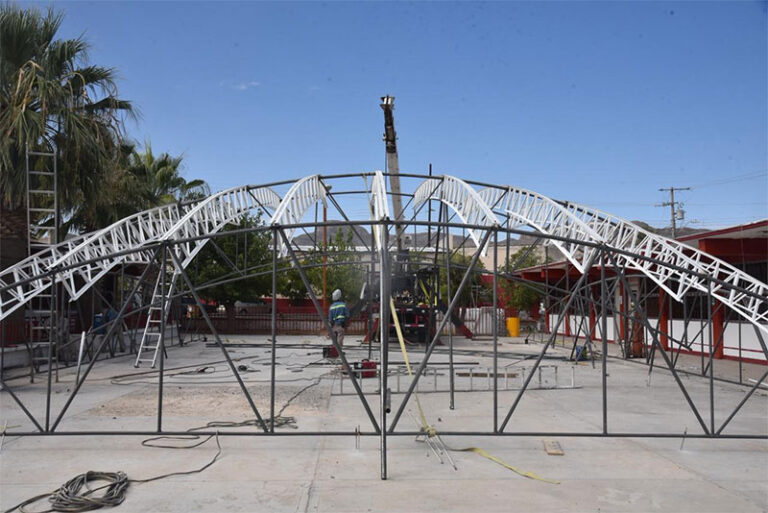 Avanza la construcción del nuevo domo en el CECATI 121