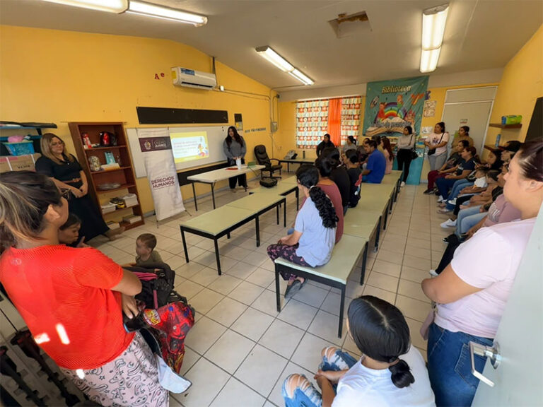 La Dirección de Derechos Humanos trabaja en el fortalecimiento comunitario y la protección infantil