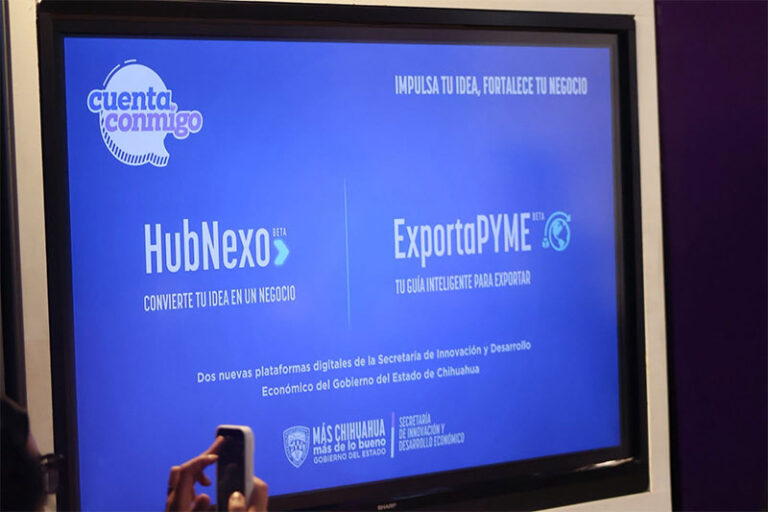 Presenta SIDE plataformas digitales gratuitas para impulsar el emprendimiento y las exportaciones en Chihuahua
