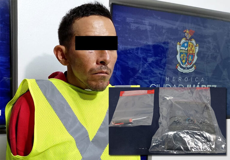 Sujeto es sorprendido al robar autopartes de una camioneta que contaba con reporte de robo  