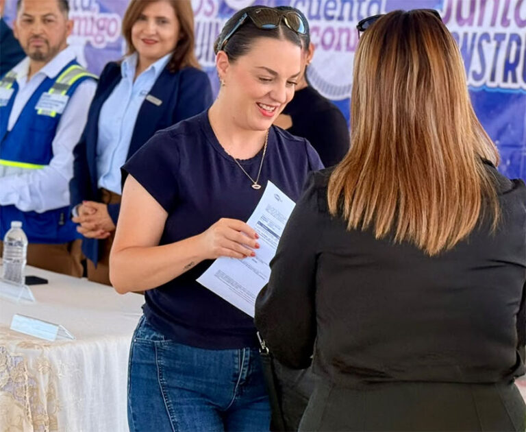 Entrega Gobierno del Estado materiales a escuelas afectadas por las lluvias en Ciudad Juárez