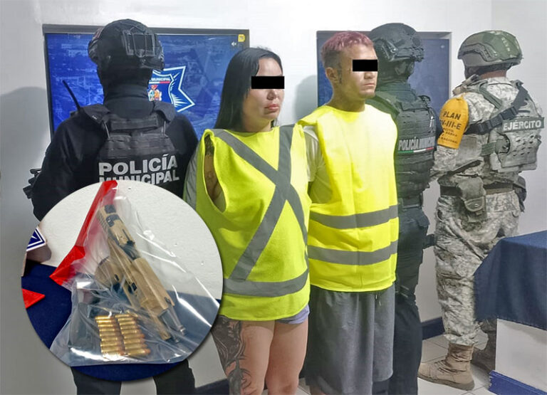 En operativo interinstitucional se decomisó  más de un kilo de cocaína, cristal y un arma con la detención de una pareja