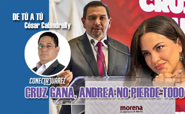 CRUZ GANA, ANDREA NO PIERDE TODO