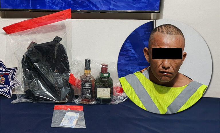 Detienen a sujeto acusado de robo a comercio con violencia