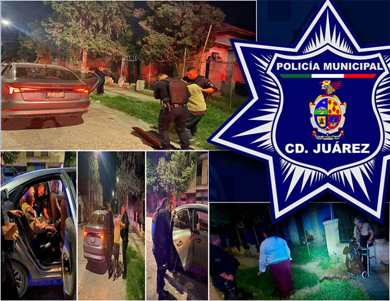 Agentes Municipales auxilian a adulto mayor que requería atención médica