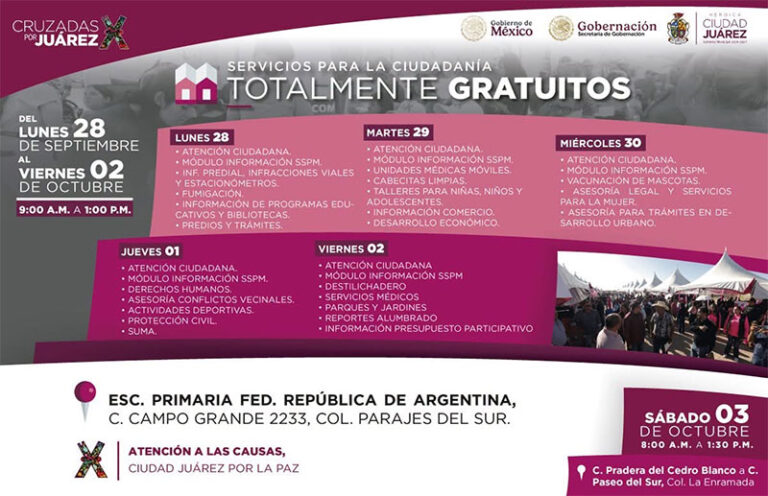 Lleva municipio sus servicios a vecinos de Parajes del Sur