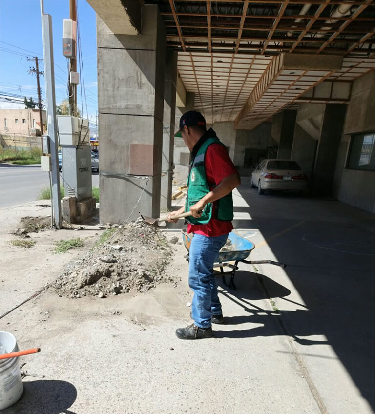 Limpia el municipio instalaciones donde estaba el hospital Guernica